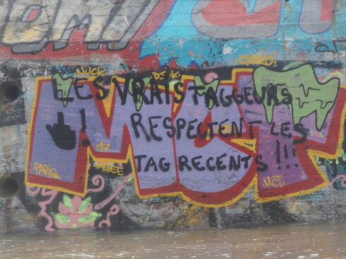 Graffiti coloré.